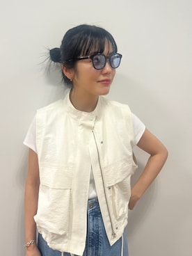 「UNITED ARROWS（ユナイテッドアローズ）のアイテム（ファッション雑貨）」を使った、Zoff Staffさん（レディース・158cm）の春コーディネート