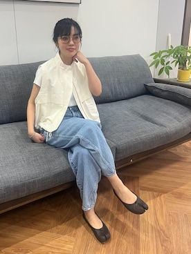 「ユナイテッドアローズ」｜Zoff Staffさん（レディース・158cm）の春コーディネート