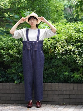 BROOKLYNOVERALLさん（レディース・168cm）の夏コーディネート