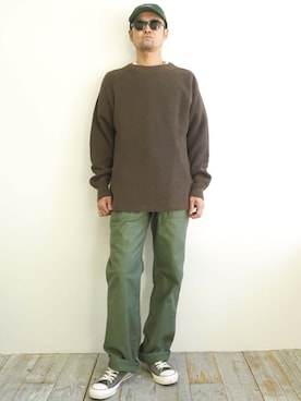 BROOKLYNOVERALLさん（メンズ・172cm）の秋コーディネート