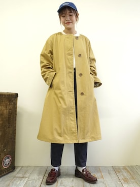 BROOKLYNOVERALLさん（レディース・162cm）の秋コーディネート