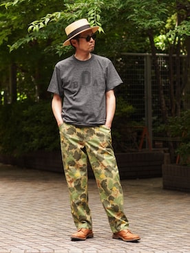 BROOKLYNOVERALLさん（骨格ナチュラル・メンズ・172cm）の夏コーディネート