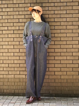 BROOKLYNOVERALLさん（レディース・168cm）の秋コーディネート