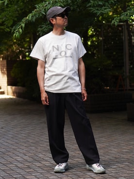 BROOKLYNOVERALLさん（骨格ナチュラル・メンズ・172cm）の夏コーディネート