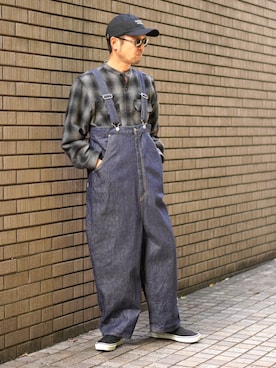 BROOKLYNOVERALLさん（メンズ・172cm）の秋コーディネート