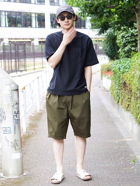 BROOKLYNOVERALLさん（骨格ナチュラル・メンズ・178cm）の夏コーディネート