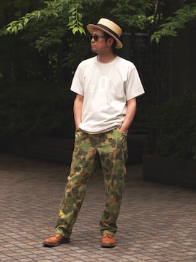 BROOKLYNOVERALLさん（骨格ナチュラル・メンズ・172cm）の夏コーディネート