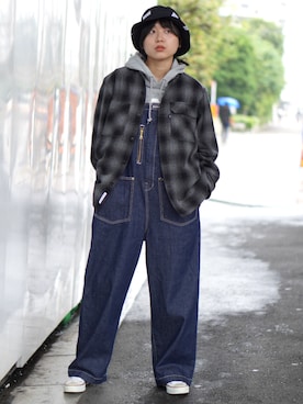 BROOKLYNOVERALLさん（レディース・168cm）の秋コーディネート