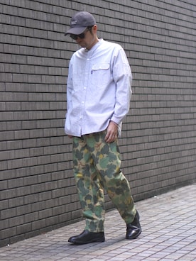 BROOKLYNOVERALLさん（メンズ・172cm）の春コーディネート