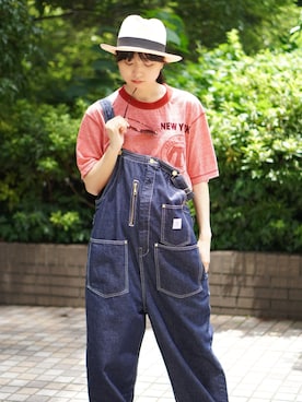 BROOKLYNOVERALLさん（レディース・168cm）の夏コーディネート
