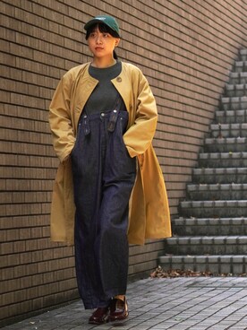 BROOKLYNOVERALLさん（レディース・168cm）の秋コーディネート