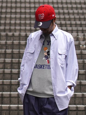 BROOKLYNOVERALLさん（メンズ・172cm）の夏コーディネート