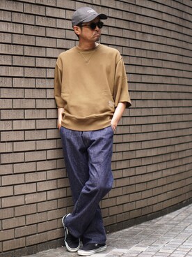 BROOKLYNOVERALLさん（メンズ・172cm）の夏コーディネート