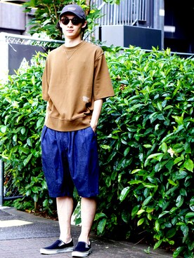 BROOKLYNOVERALLさん（メンズ・178cm）の夏コーディネート