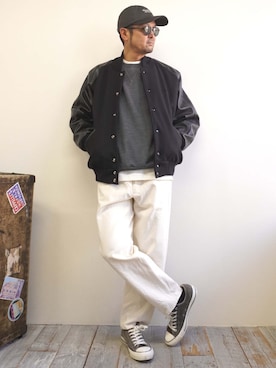 BROOKLYNOVERALLさん（メンズ・172cm）の秋コーディネート