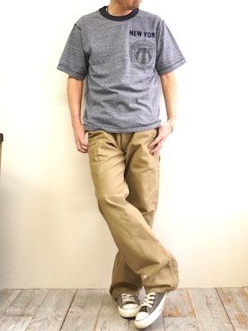 BROOKLYNOVERALLさん（メンズ・172cm）の夏コーディネート