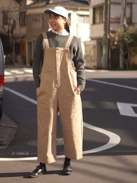 BROOKLYNOVERALLさん（レディース・169cm）の冬コーディネート