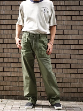 BROOKLYNOVERALLさん（メンズ・172cm）の夏コーディネート