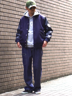 BROOKLYNOVERALLさん（メンズ・172cm）の秋コーディネート