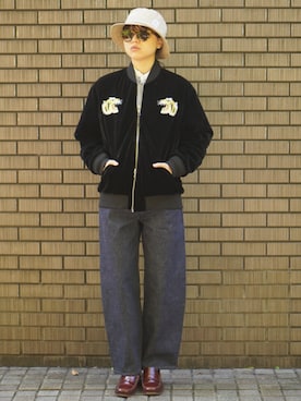 BROOKLYNOVERALLさん（レディース・168cm）の秋コーディネート