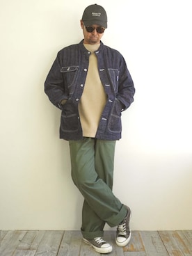 BROOKLYNOVERALLさん（メンズ・172cm）の秋コーディネート