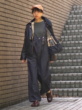 BROOKLYNOVERALLさん（レディース・168cm）の秋コーディネート