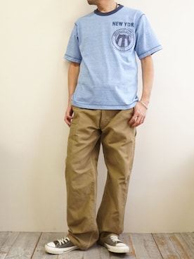 BROOKLYNOVERALLさん（メンズ・172cm）の夏コーディネート