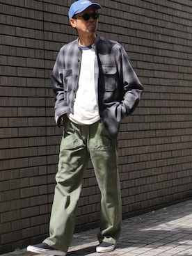 BROOKLYNOVERALLさん（メンズ・172cm）の夏コーディネート