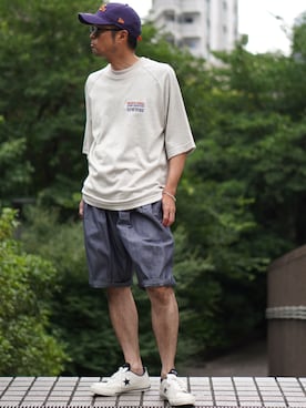 BROOKLYNOVERALLさん（メンズ・172cm）の夏コーディネート
