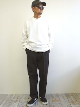 BROOKLYNOVERALLさん（骨格ナチュラル・メンズ・172cm）の夏コーディネート