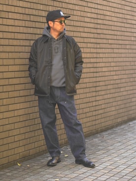 BROOKLYNOVERALLさん（メンズ・172cm）の冬コーディネート