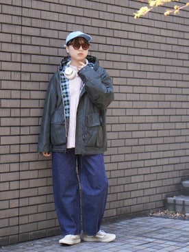 BROOKLYNOVERALLさん（レディース・169cm）の春コーディネート