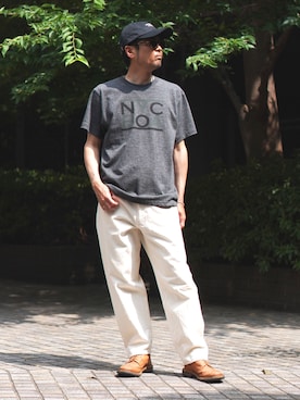 BROOKLYNOVERALLさん（骨格ナチュラル・メンズ・172cm）の夏コーディネート