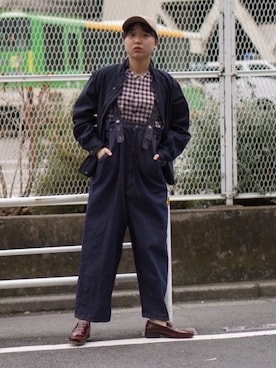 BROOKLYNOVERALLさん（レディース・169cm）の春コーディネート