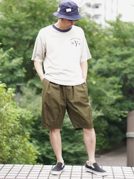 BROOKLYNOVERALLさん（メンズ・172cm）の夏コーディネート