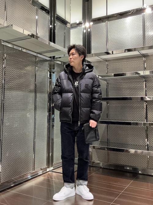 A|X アルマーニ エクスチェンジ】A|Xロゴ ショルダーバッグ