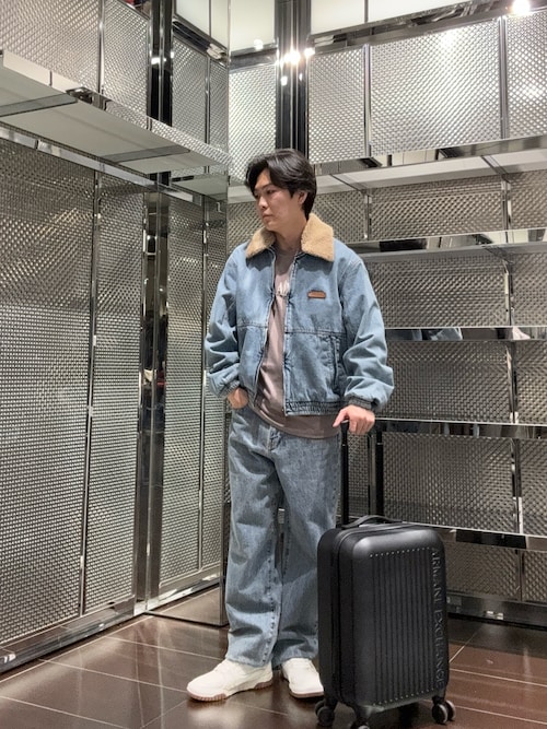 A|X アルマーニ エクスチェンジ】AXロゴ スーツケース/キャリーバッグ