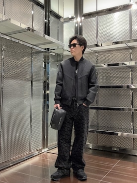 「アイテム（ボディバッグ/ウエストポーチ）」を使った、ABEさん（メンズ・172cm）の秋コーディネート