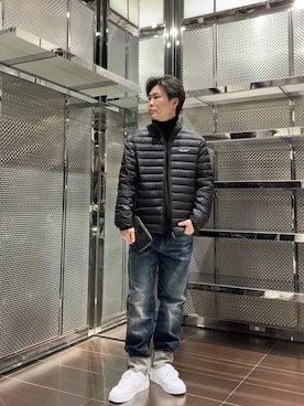 「アイテム（財布）」を使った、ABEさん（メンズ・172cm）の秋コーディネート