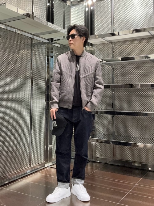 セール】【A|X アルマーニ エクスチェンジ】キルティング ボンバー