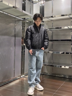 「アイテム（財布）」を使った、ABEさん（メンズ・172cm）の冬コーディネート