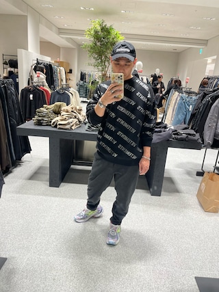 『美品』Vetements（ヴェトモン）のデストロイドセーター（グリーン）　M 美品』Vetements（ヴェトモン）のデストロイドセーター（グリーン） M