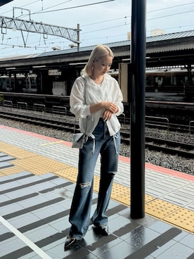 ERIKA さん（レディース・157cm）の夏コーディネート