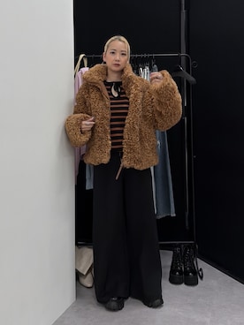 「GEVS.（ジェイヴィス）のアイテム」を使った、ERIKA さん（レディース・157cm）の秋コーディネート