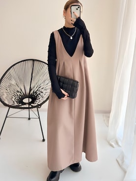 ERIKA さん（レディース・157cm）の冬コーディネート