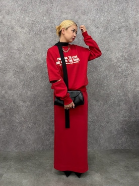 「GEVS.（ジェイヴィス）のアイテム」を使った、ERIKA さん（レディース・157cm）の夏コーディネート
