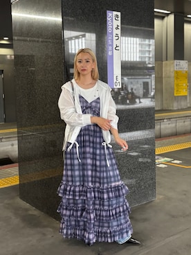 ERIKA さん（レディース・157cm）の夏コーディネート