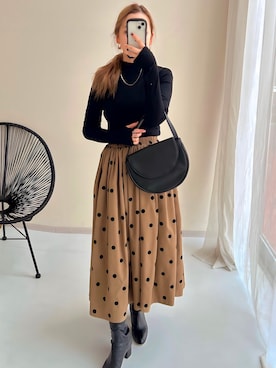 ERIKA さん（レディース・156cm）の冬コーディネート