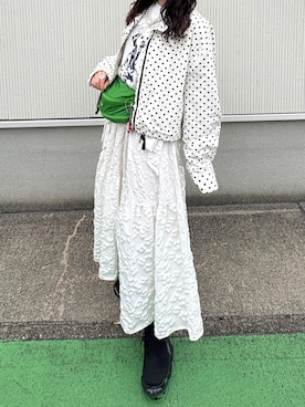 「mont-bell（モンベル）のアイテム」を使った、MIRAIさん（レディース・152cm）の春コーディネート