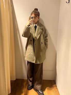 西村唯さん（レディース・160cm）の秋コーディネート